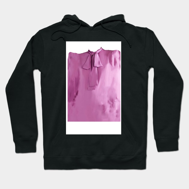 Lilac tie neck design inspired Kate Hoodie by bywhacky